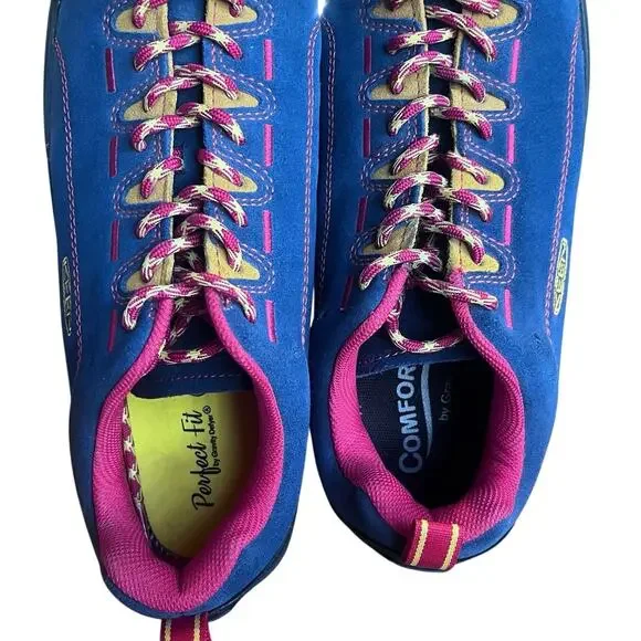 Keen Jasper Low Climbing Sneakers Blue/red Mens Size 10 Hiking Gorpcore EUC!! - Picture 5 of 8